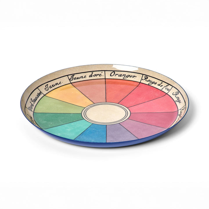 Roomytown Home Medium Round Enamel Tray - Cercle Chromatique