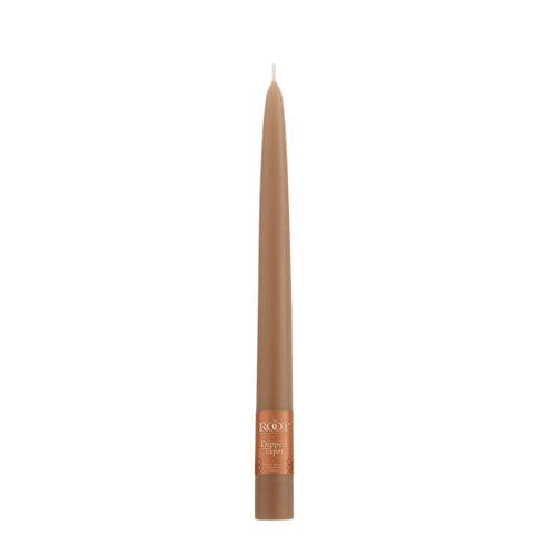 Root Candles Gifts Taupe 9" Dipped Taper Candles