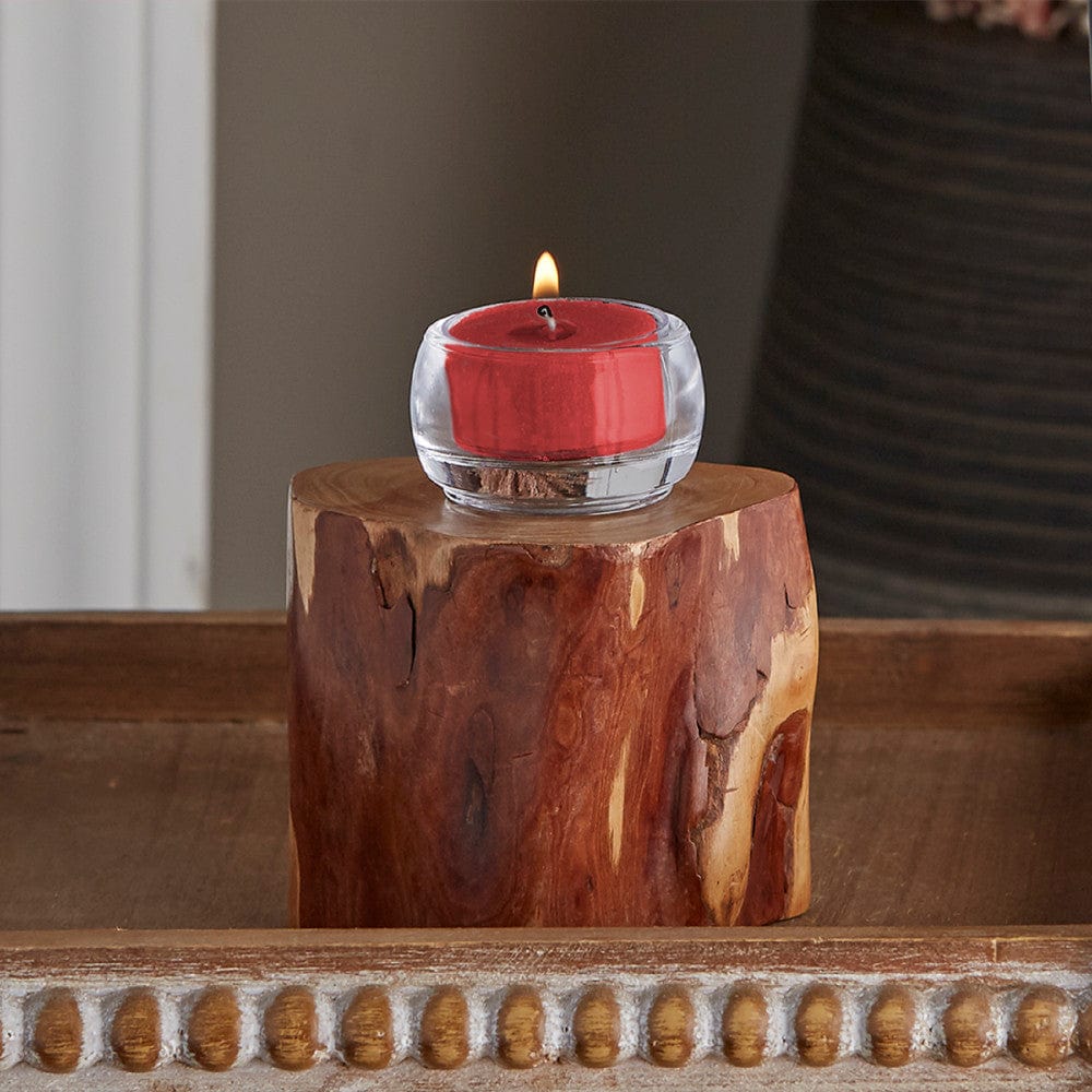 Root Candles Tealights Candy Cane Beeswax Blend Tealights