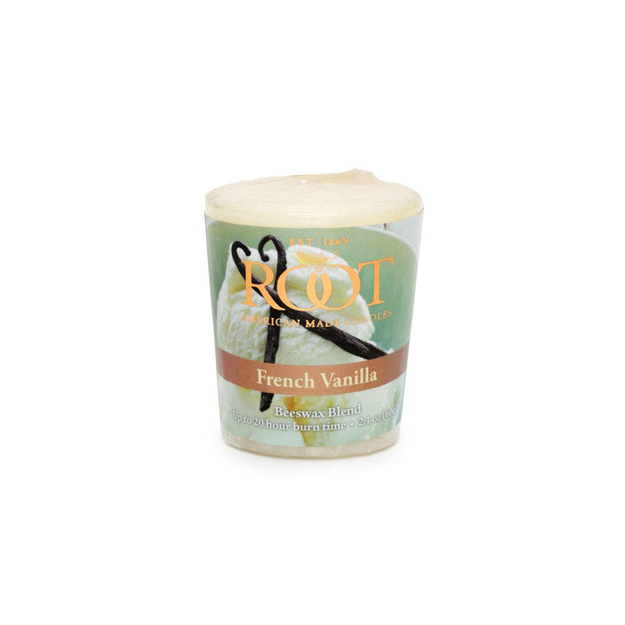 Root Candles Votive French Vanilla Beeswax Blend Votive