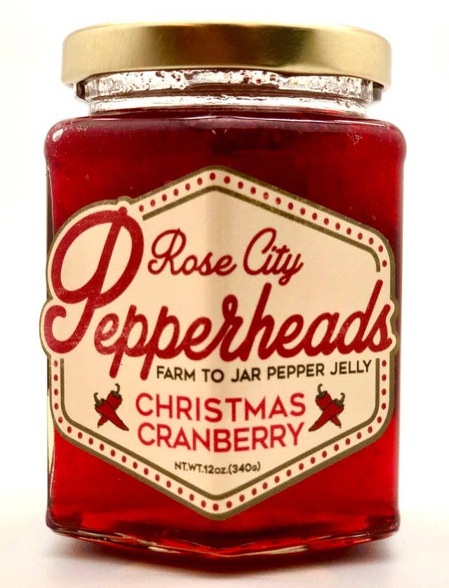 Rose City Pepperheads Home Christmas Cranberry Pepper Jelly