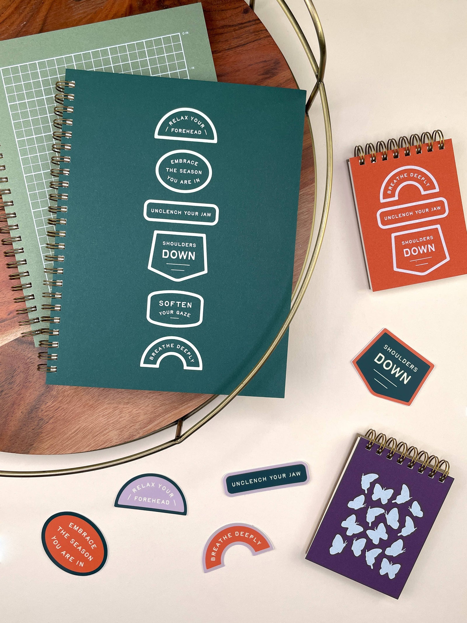 Ruff House Print Shop Cards Breathe Deeply Sticker