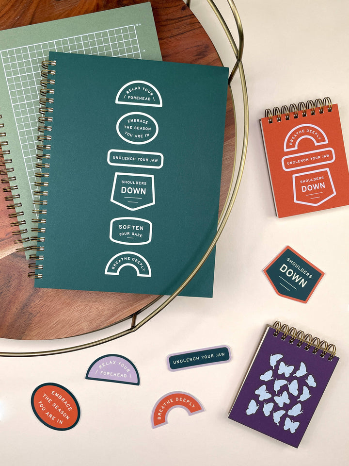 Ruff House Print Shop Cards Breathe Deeply Sticker