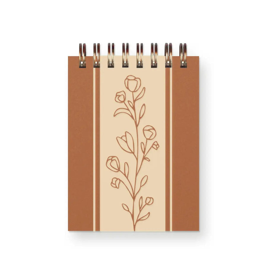 Ruff House Print Shop Notebook Flower Vine Mini Jotter Notebook