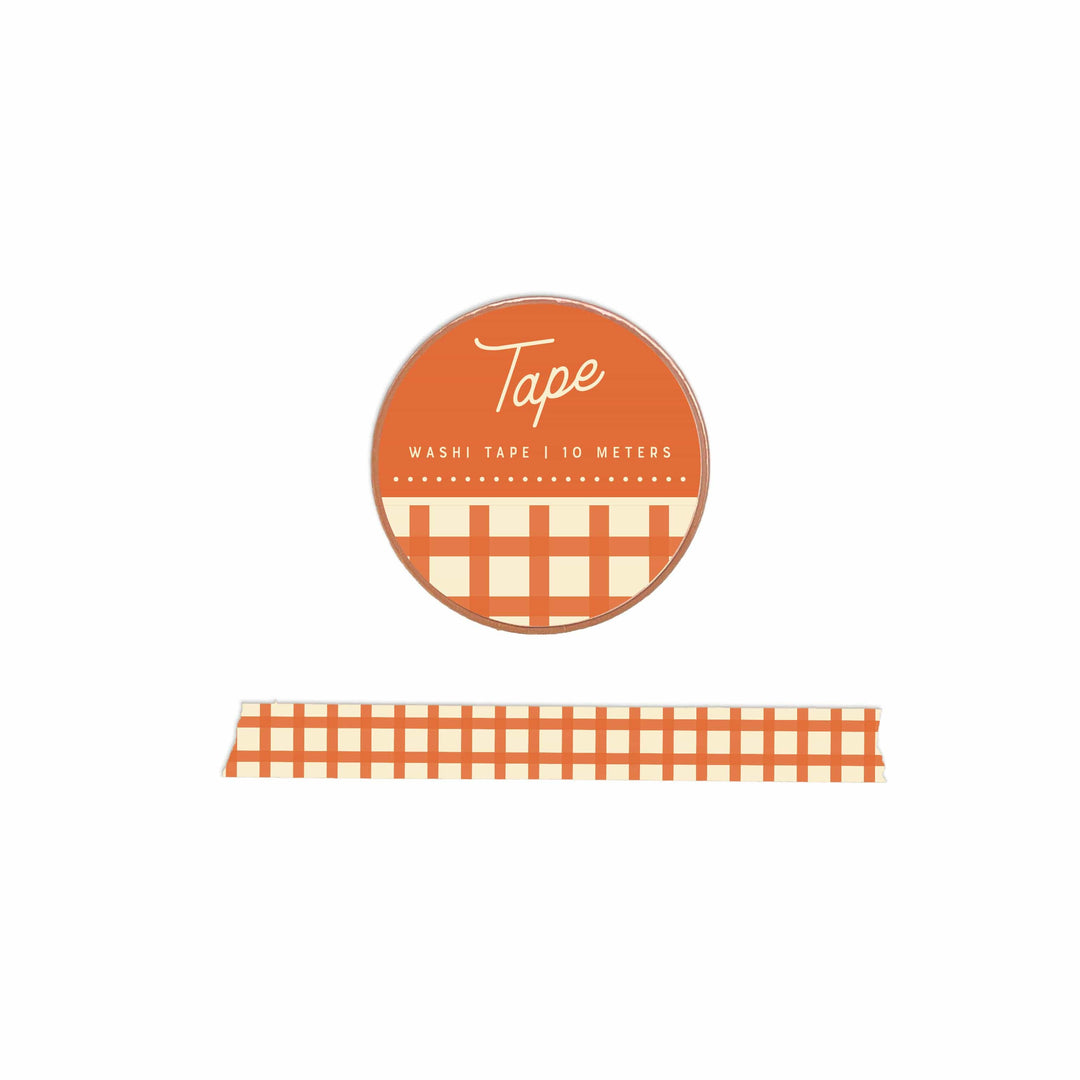 Ruff House Print Shop paper Gingham Washi Tape - Monarch