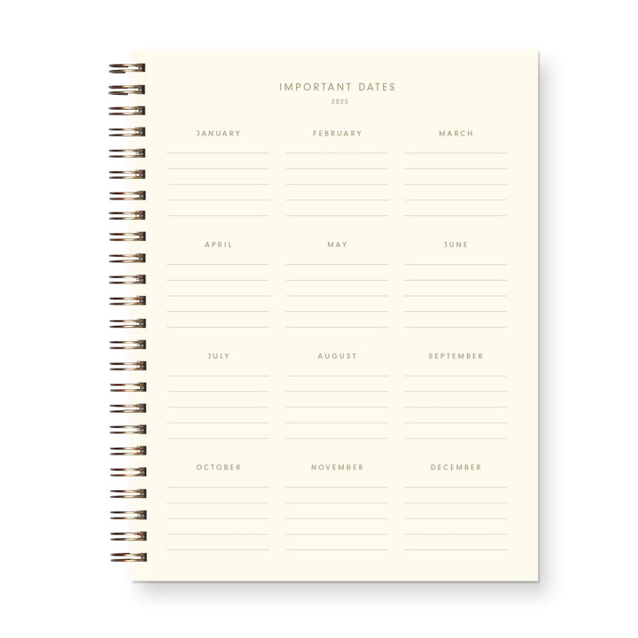 Ruff House Print Shop Planner 2025 Bold Dated Weekly Planner