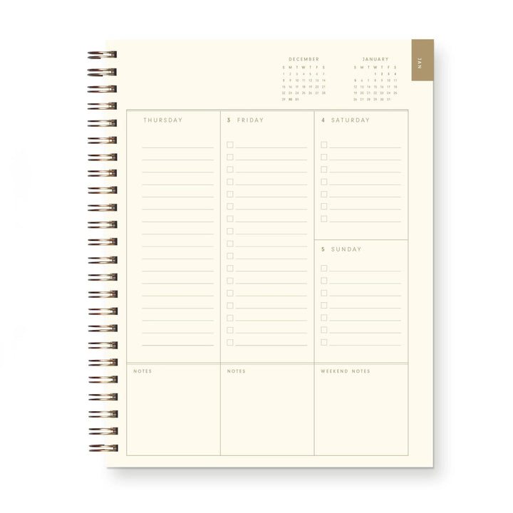 Ruff House Print Shop Planner 2025 Bold Dated Weekly Planner