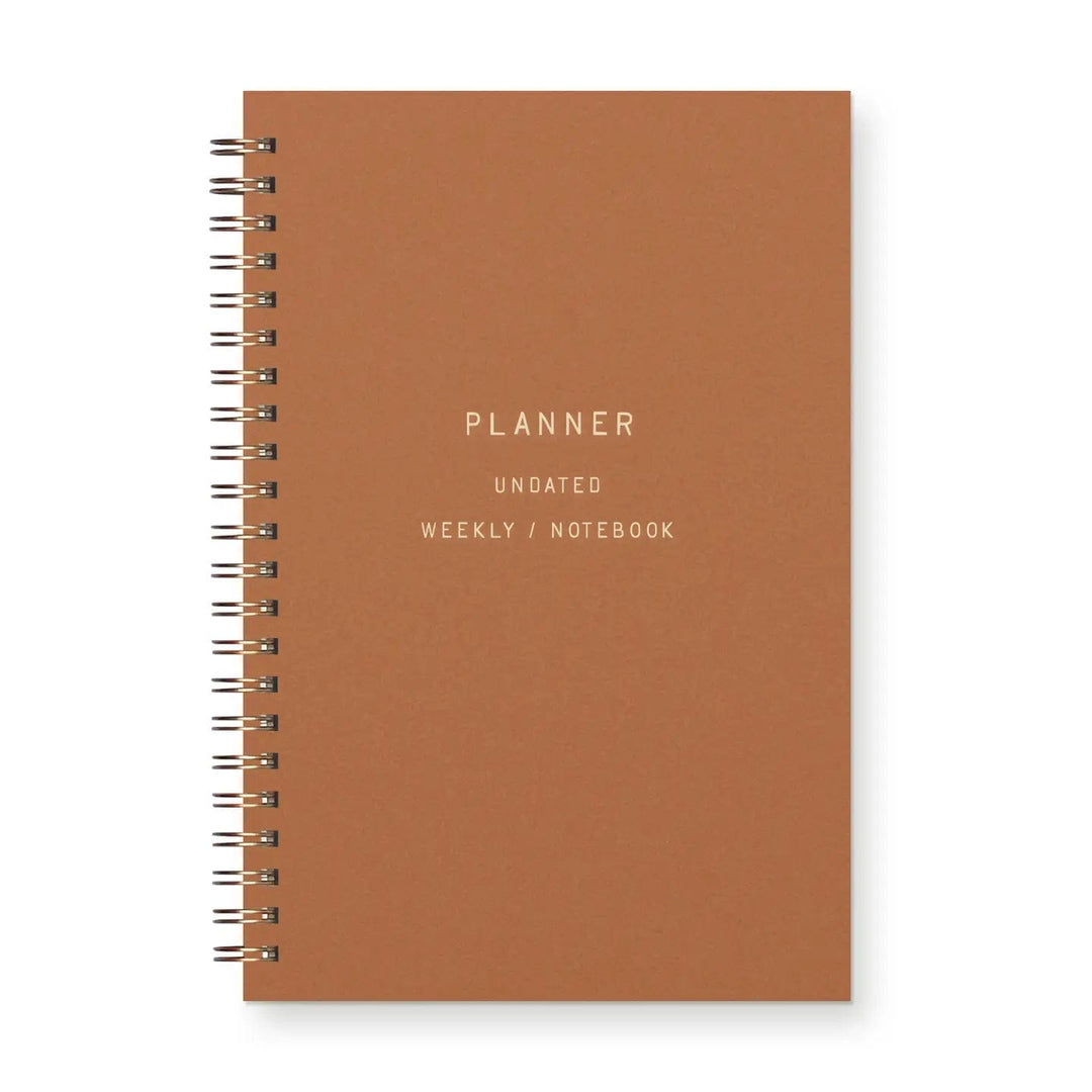 Ruff House Print Shop Planner Standard Type Undated Weekly Planner Journal