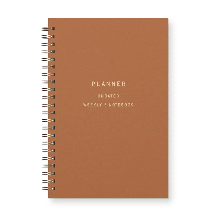 Ruff House Print Shop Planner Standard Type Undated Weekly Planner Journal