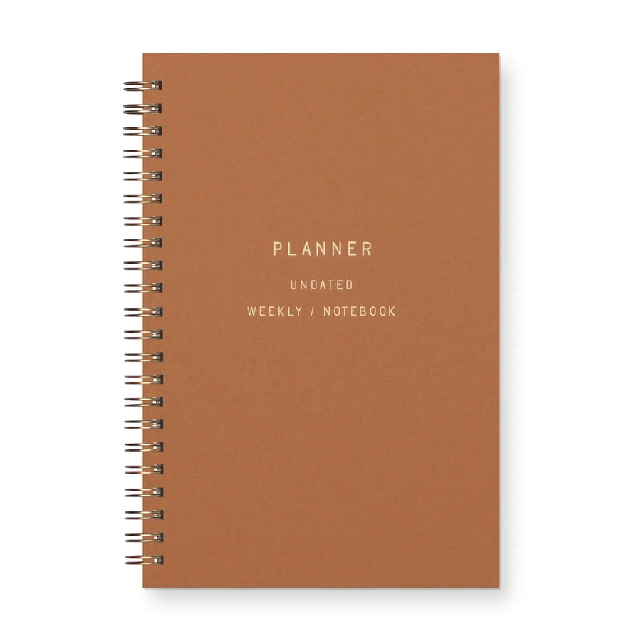 Ruff House Print Shop Planner Standard Type Undated Weekly Planner Journal