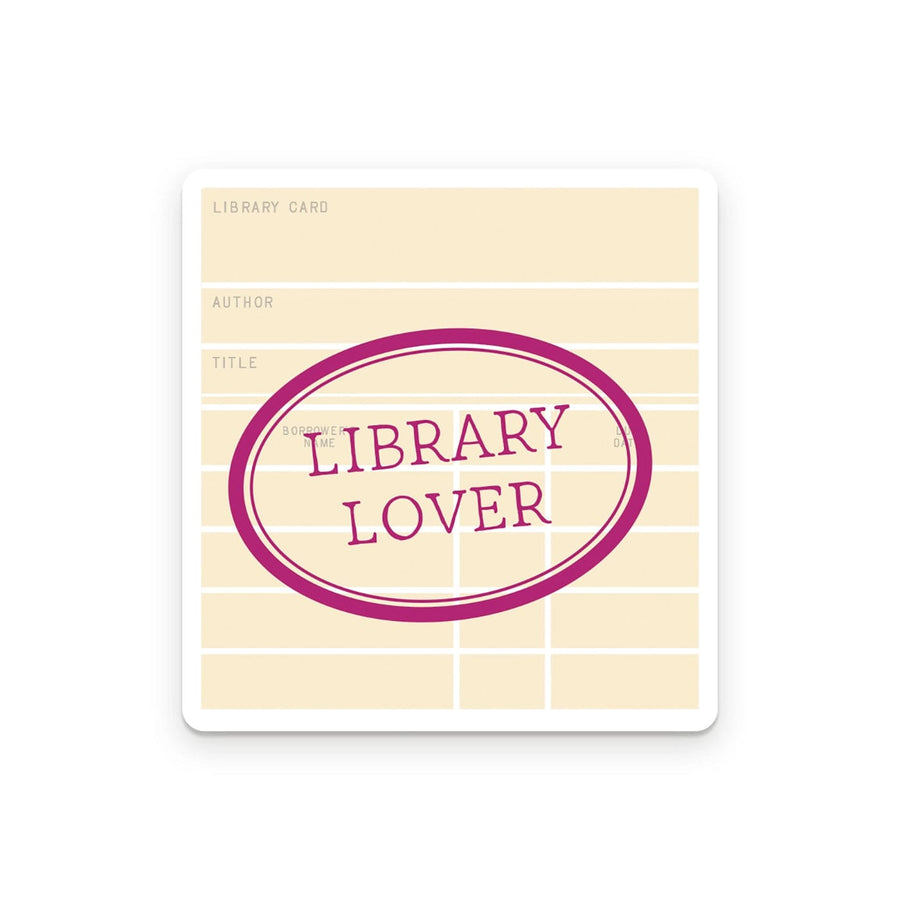 Ruff House Print Shop Sticker Library Lover Sticker