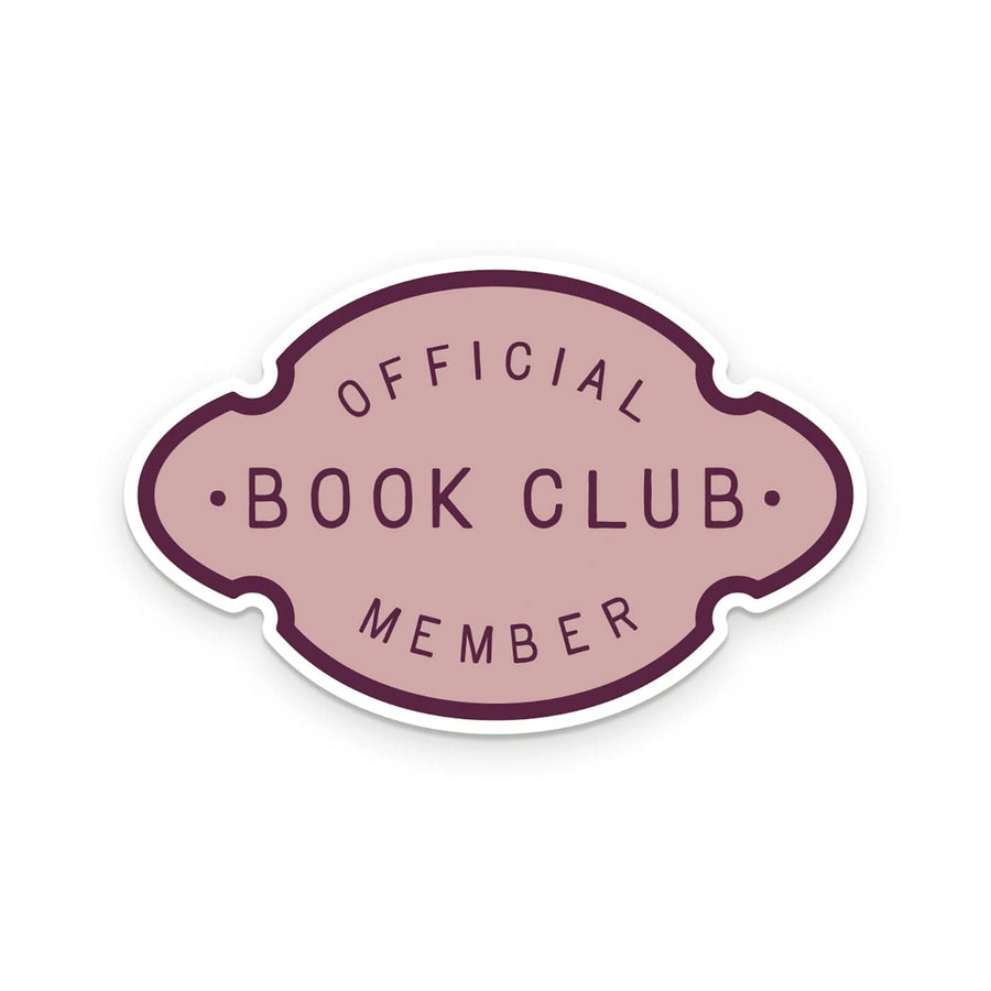 Ruff House Print Shop Sticker Official Book Club Member Sticker