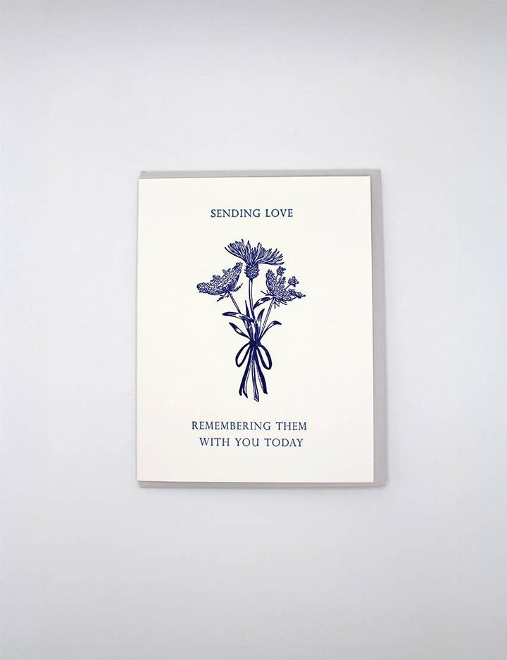 Rust Belt Love Paperie Cards Sending Love, Remembering Them With You Today Card