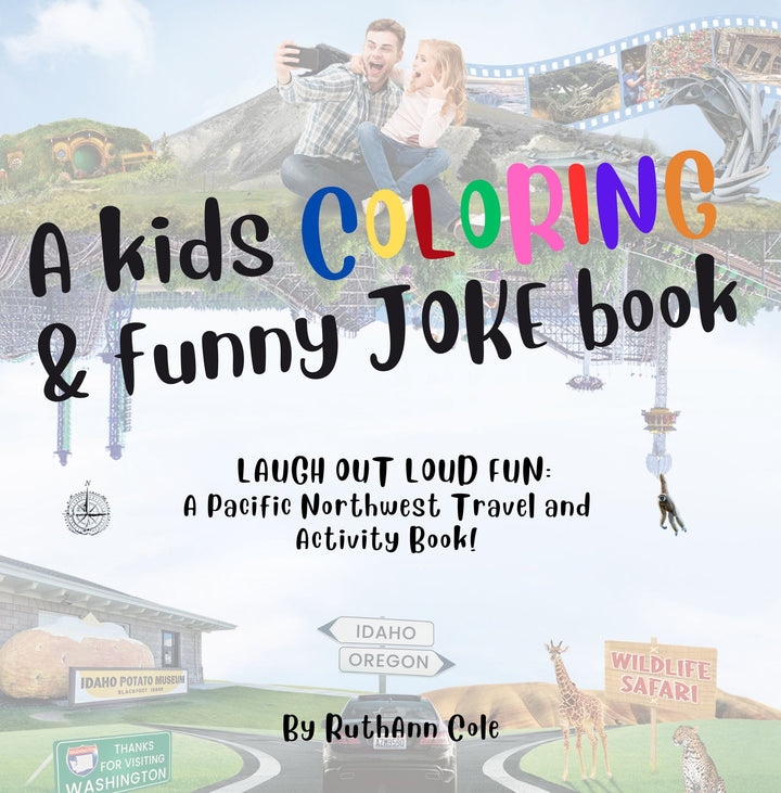 RuthAnn Cole Gifts Pacific Northwest Coloring & Joke Book