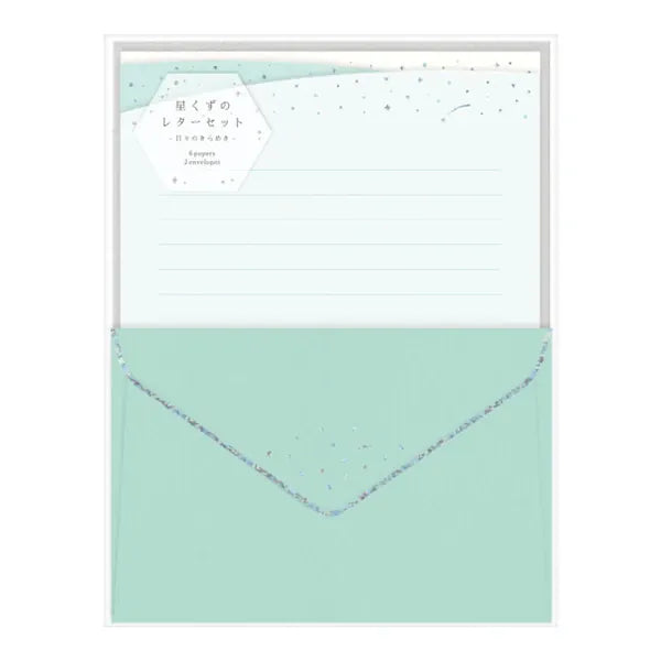 RYU-RYU Paper Afternoon Green Celestial Letter Writing Set