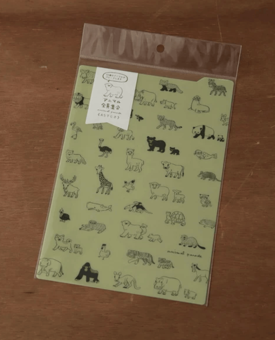 RYU-RYU Paper Animal Parade Pencil Board