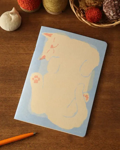 RYU-RYU Paper Cat in a Box Notebook (A5)
