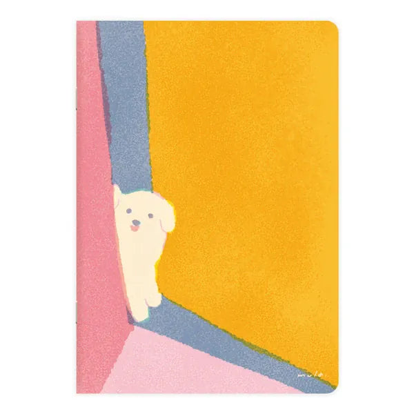 RYU-RYU Paper Dog Meeting Someone Notebook (A5)