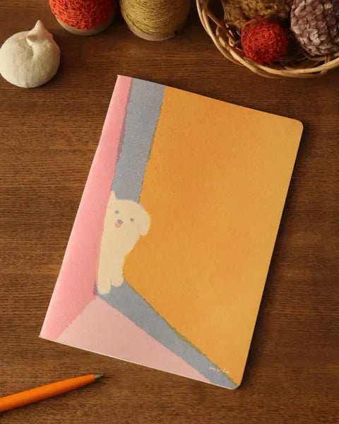 RYU-RYU Paper Dog Meeting Someone Notebook (A5)