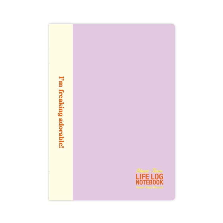 RYU-RYU Paper LIFE Notebook Purple A6 Size - Made in Japan