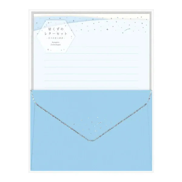 RYU-RYU Paper Morning Blue Celestial Letter Writing Set