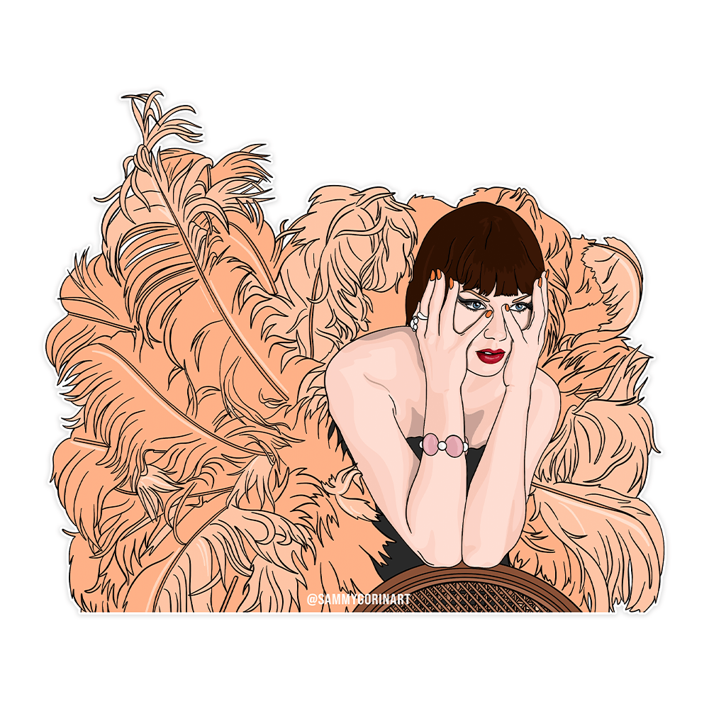 Sammy Gorin LLC Card And, Baby, That's Showbiz, TLOAS Sticker