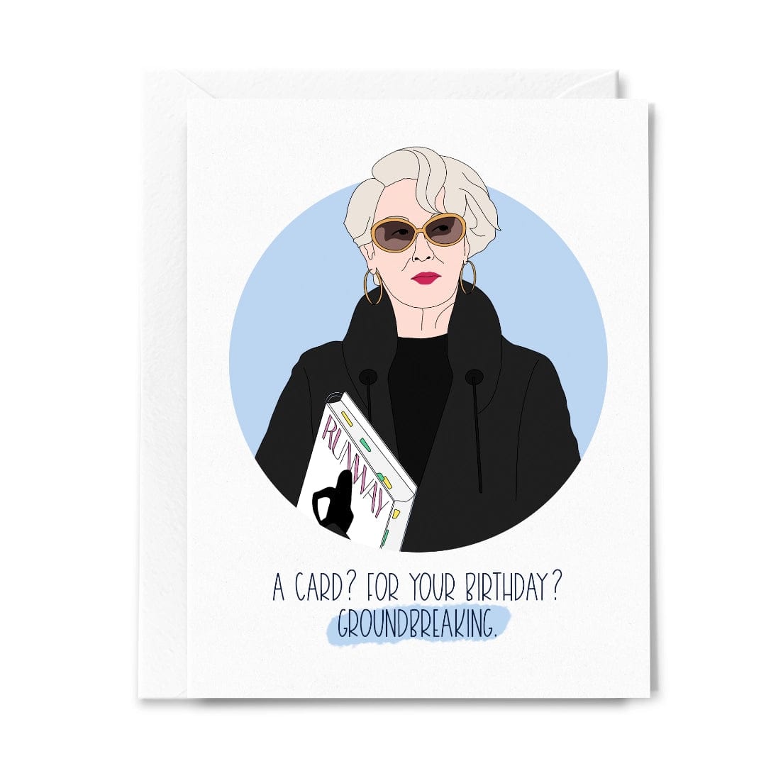 Sammy Gorin LLC Card Devil Wears Prada Miranda Priestly (Meryl Streep) Card