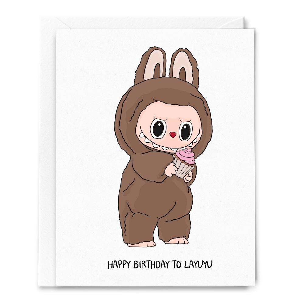 Sammy Gorin LLC Cards Happy Birthday to Layuyu Lafufu Card