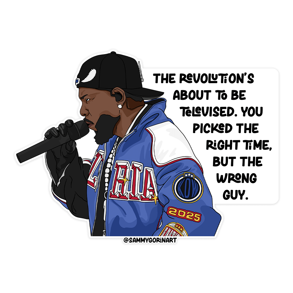Sammy Gorin LLC Cards Kendrick Revolution Sticker