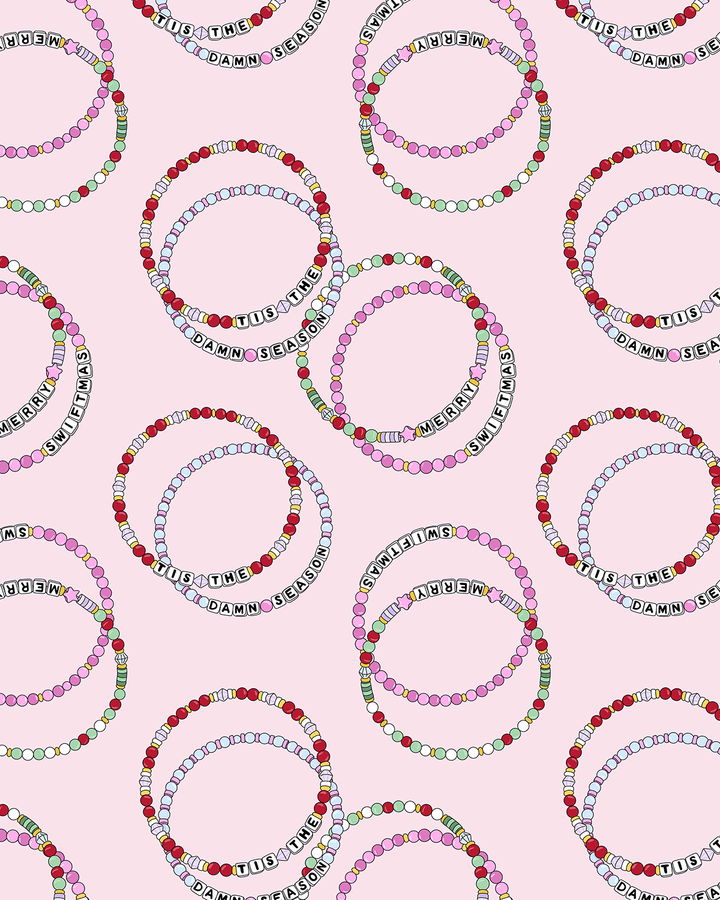 Sammy Gorin LLC Gift Wrapping Swiftmas Bracelets Wrapping Paper