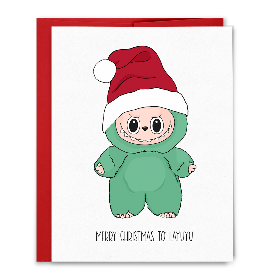 Sammy Gorin LLC Holiday Merry Christmas to Layuyu Lafufu Card