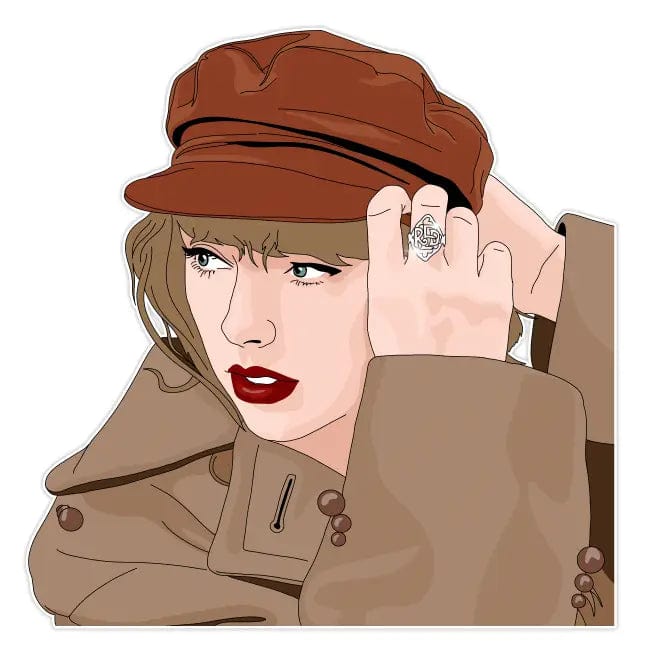 Sammy Gorin LLC Sticker Taylor Swift Red (Taylor's Version) Sticker