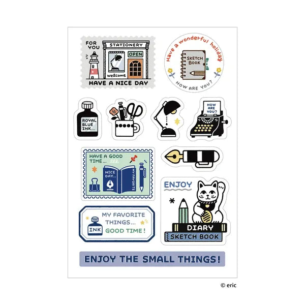 Sanby Cards SANBY x eric Multi Sticker – ENJOY
