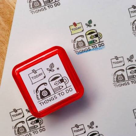 Sanby Paper SANBY x eric Self-Inking Stamp – Things to Do