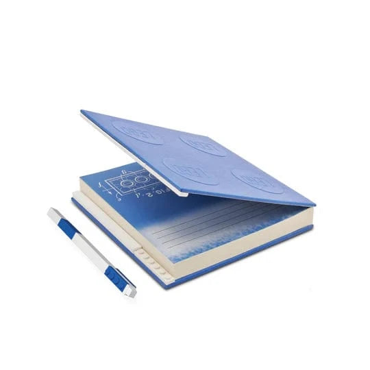 Santoki Paper LEGO Stationery Locking Notebook with Gel Pen - Blue | Santoki