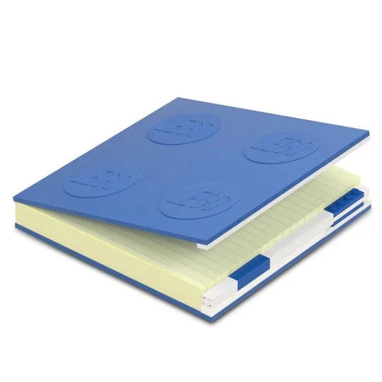 Santoki Paper LEGO Stationery Locking Notebook with Gel Pen - Blue | Santoki