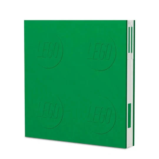 Santoki Paper LEGO Stationery Locking Notebook with Gel Pen - Green | Santoki