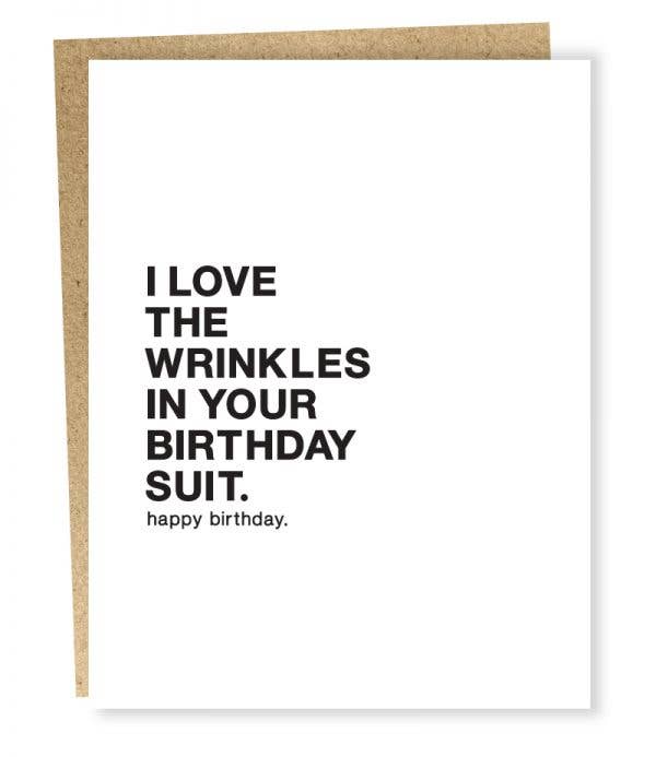 Sapling Press Birthday Suit Card
