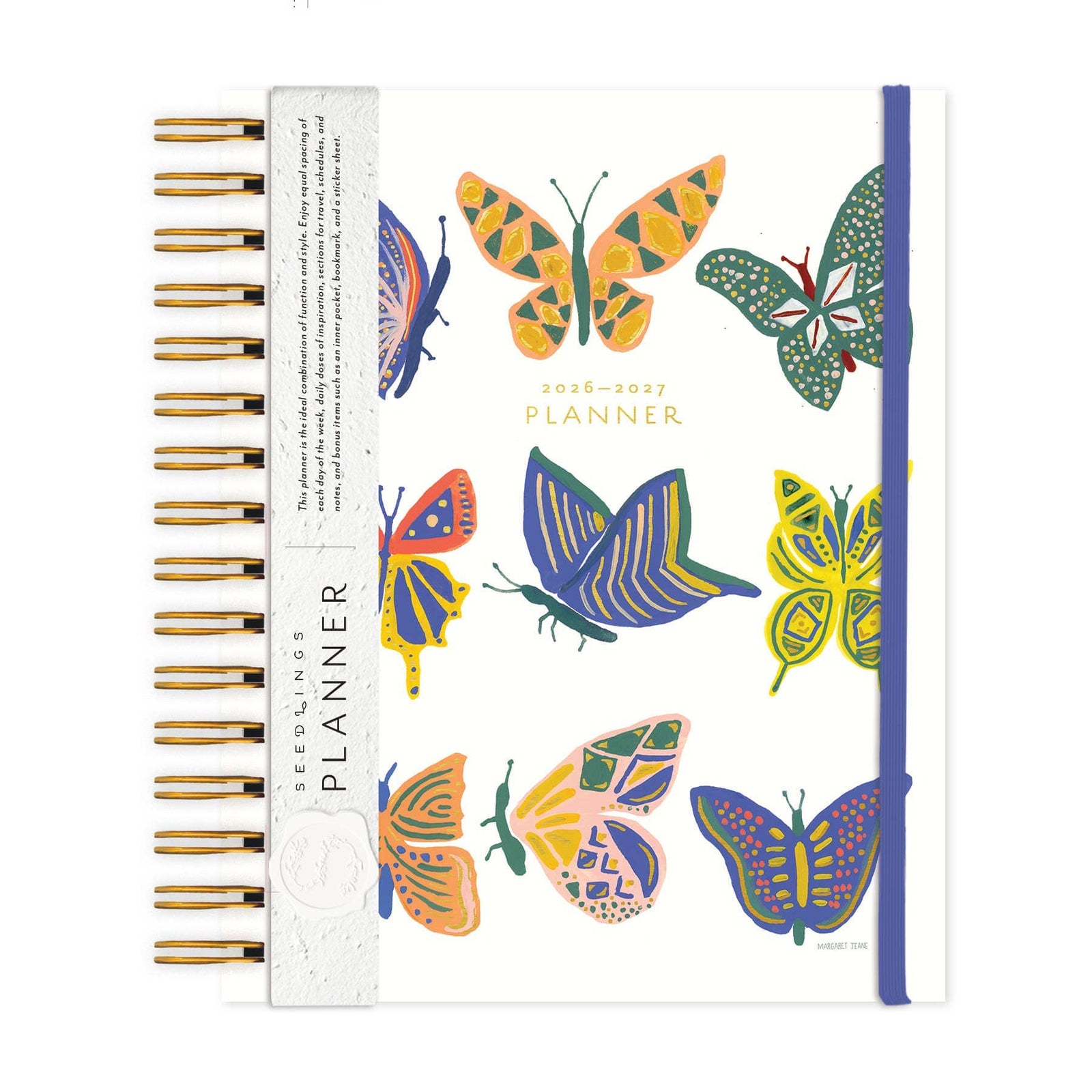 Seedlings 2026-2027 Butterfly Beauties Seedlings 17 Month Planner