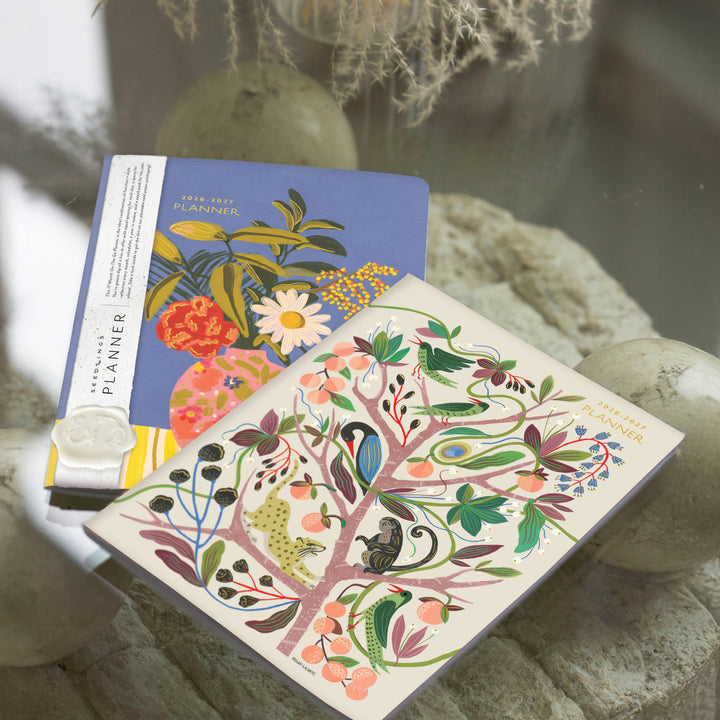 Seedlings 2026 - 2027 Menagerie -  Seedlings On the Go Planner