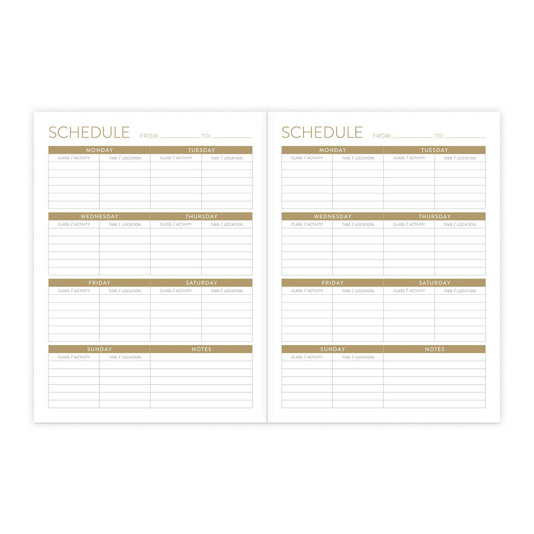 Seedlings 2026 - 2027 Menagerie -  Seedlings On the Go Planner