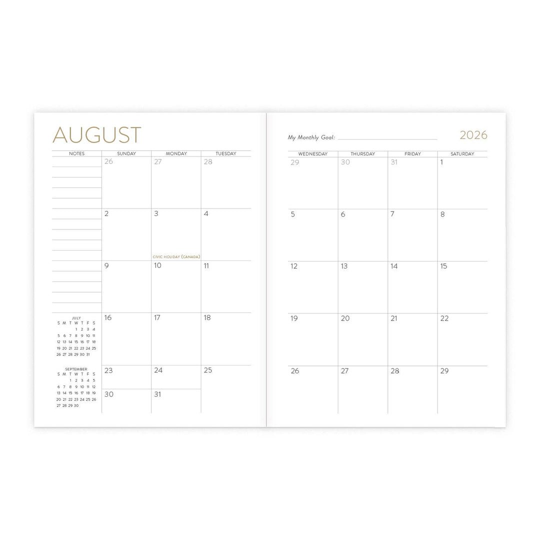Seedlings 2026 - 2027 Menagerie -  Seedlings On the Go Planner