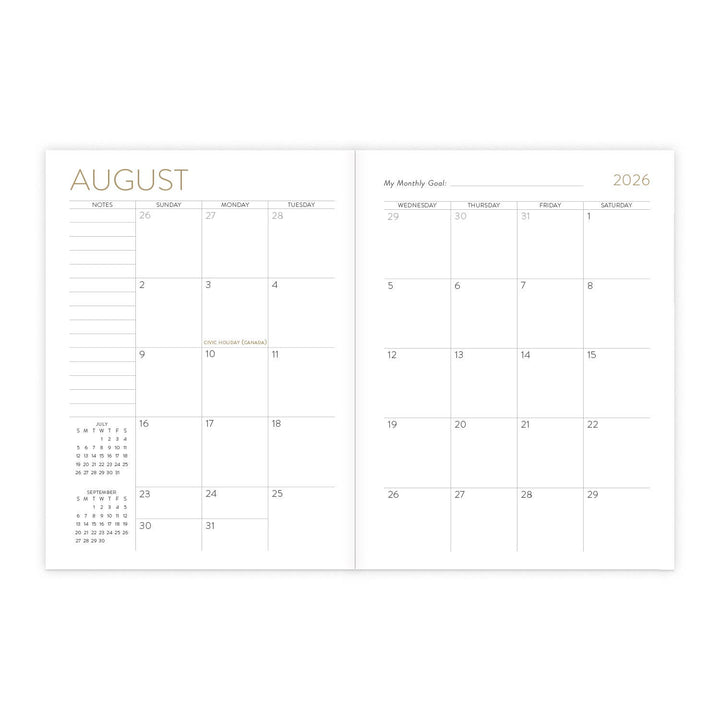 Seedlings 2026 - 2027 Menagerie -  Seedlings On the Go Planner