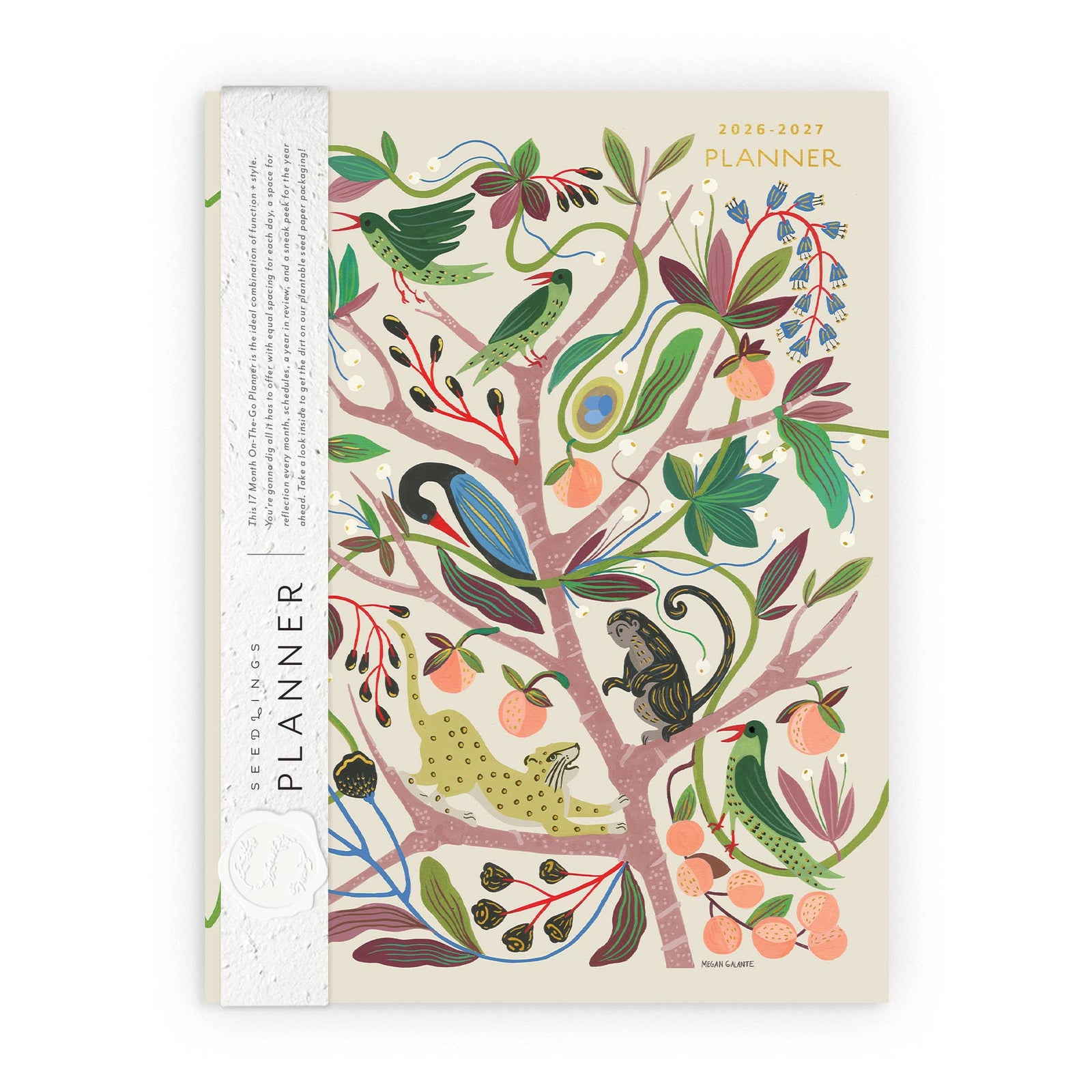 Seedlings 2026 - 2027 Menagerie -  Seedlings On the Go Planner