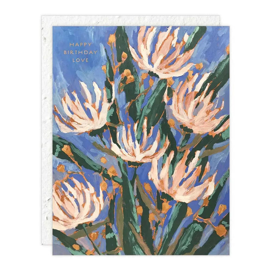 Seedlings Card Pretty Petals - Birthday Card