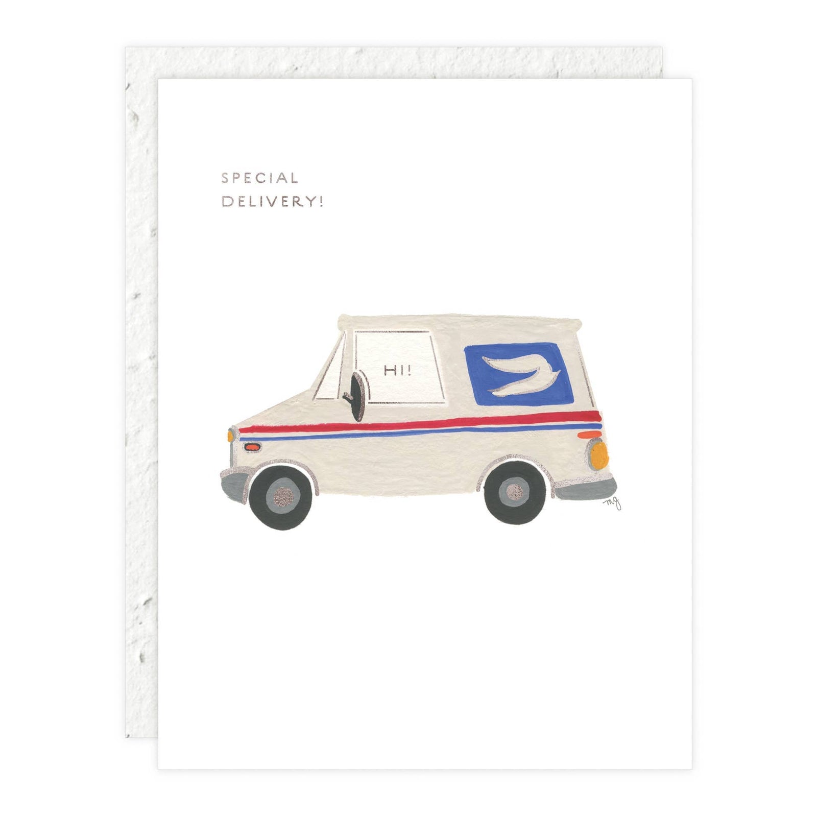 Seedlings Cards Got Mail - Just To Say Hi Card