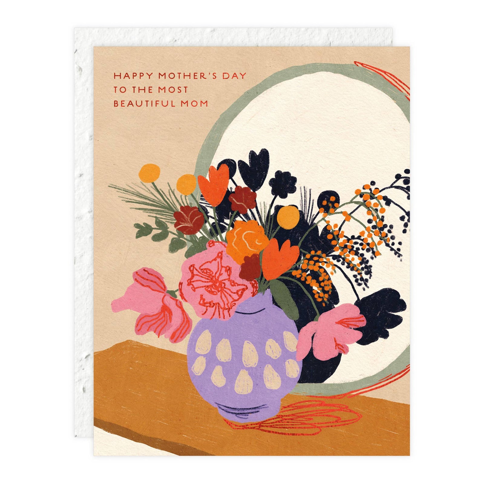 Seedlings Cards Most Beautiful Mom - Mother's Day Card