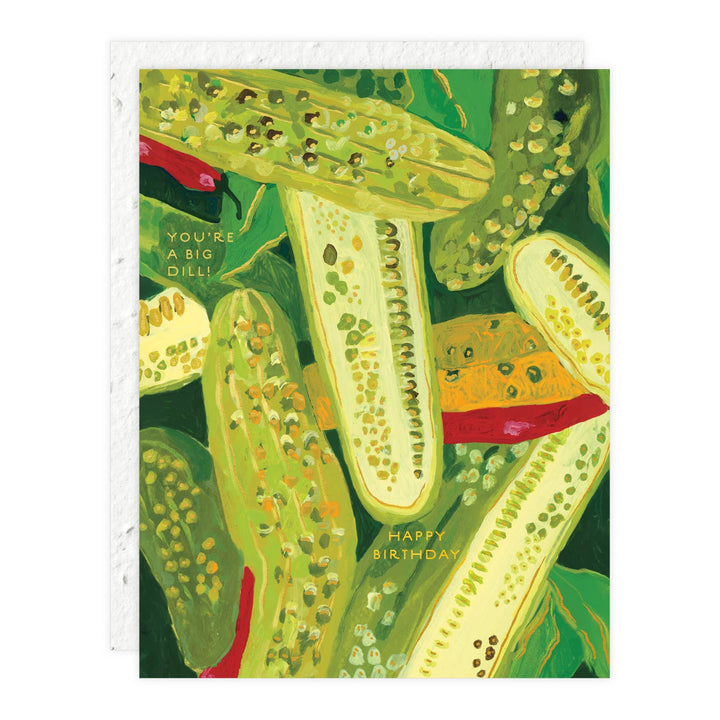 Seedlings Cards Pickles - Birthday Card
