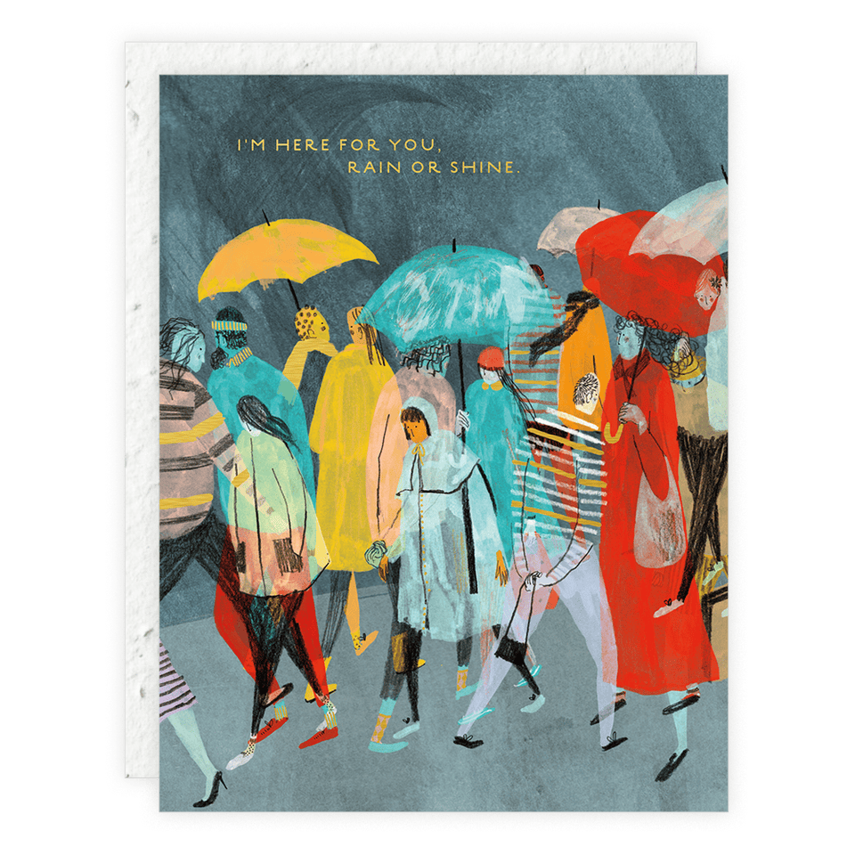 Seedlings Cards Rain or Shine - Sympathy Card