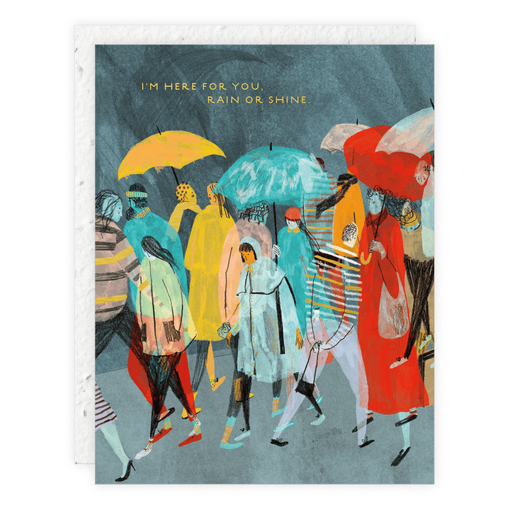 Seedlings Cards Rain or Shine - Sympathy Card